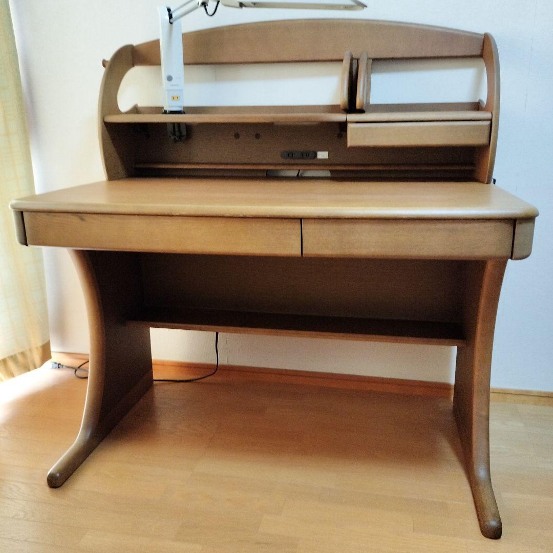 【chibikoro】カリモク学習机５点セット：机上ブックスタンド