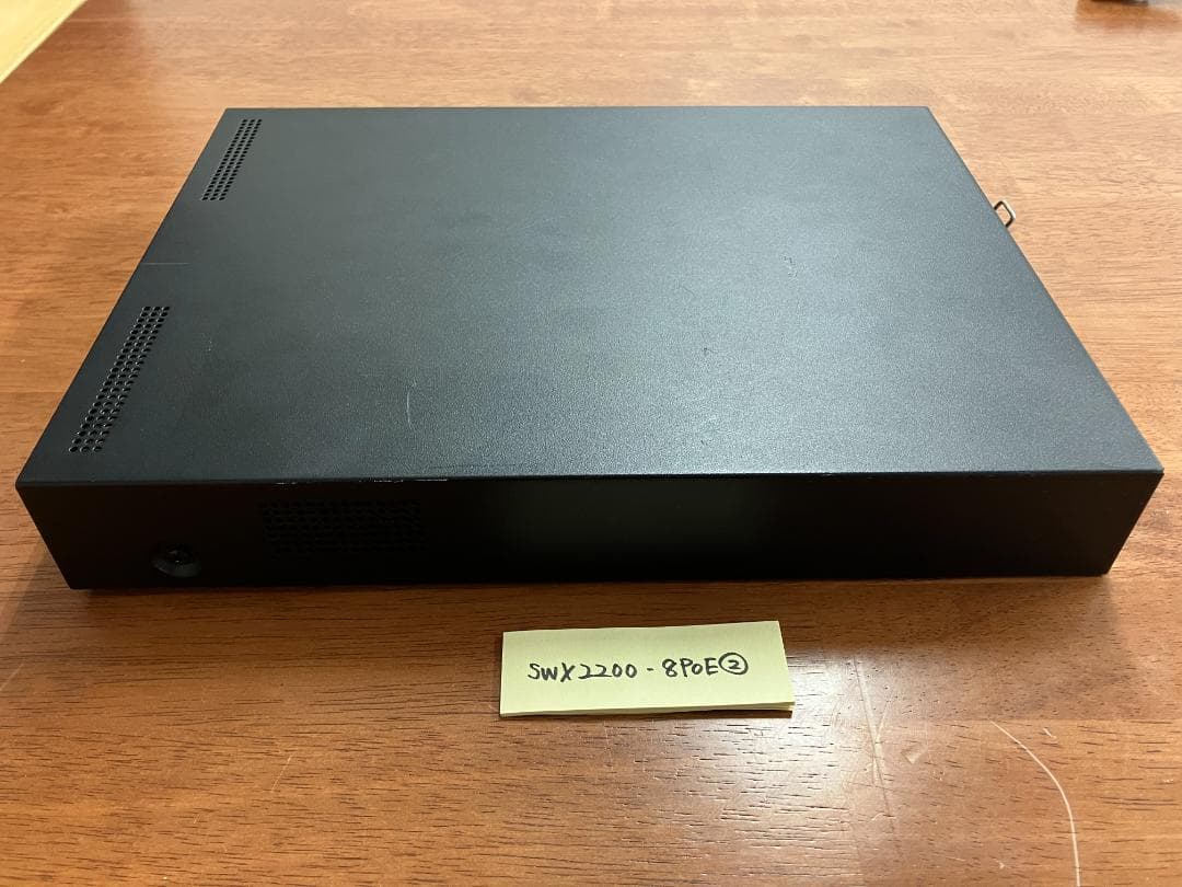 YAMAHA SWX-2200-8PoE PoE対応L2スイッチ②