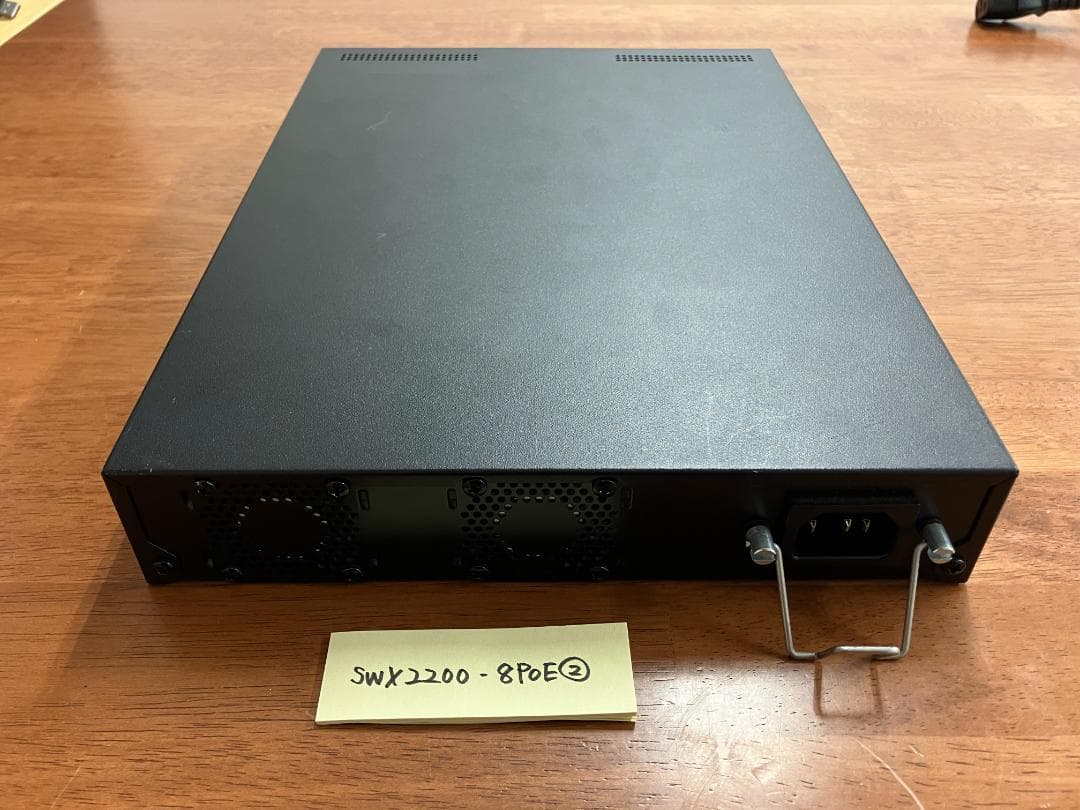 YAMAHA SWX-2200-8PoE PoE対応L2スイッチ②