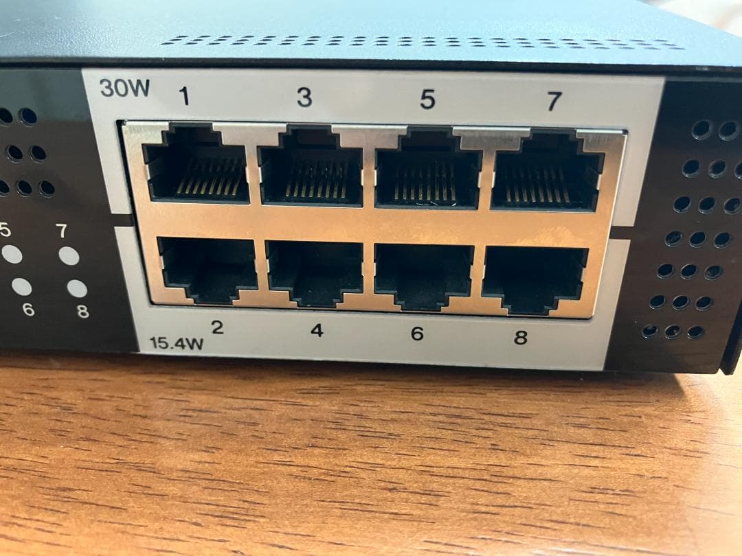 YAMAHA SWX-2200-8PoE PoE対応L2スイッチ②