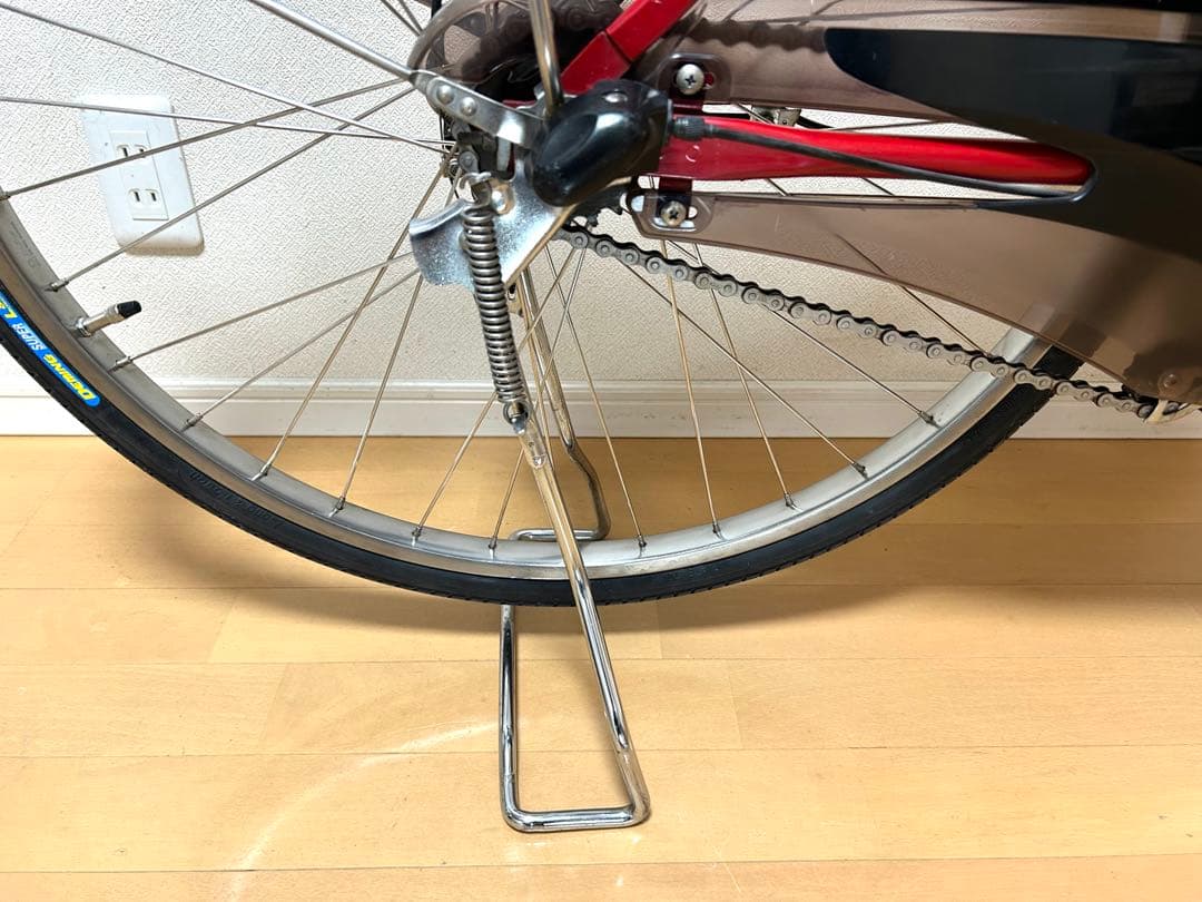 電動自転車　横浜　美品　パナソニック　ビビDX 大容量16Ah 前後タイヤ新品