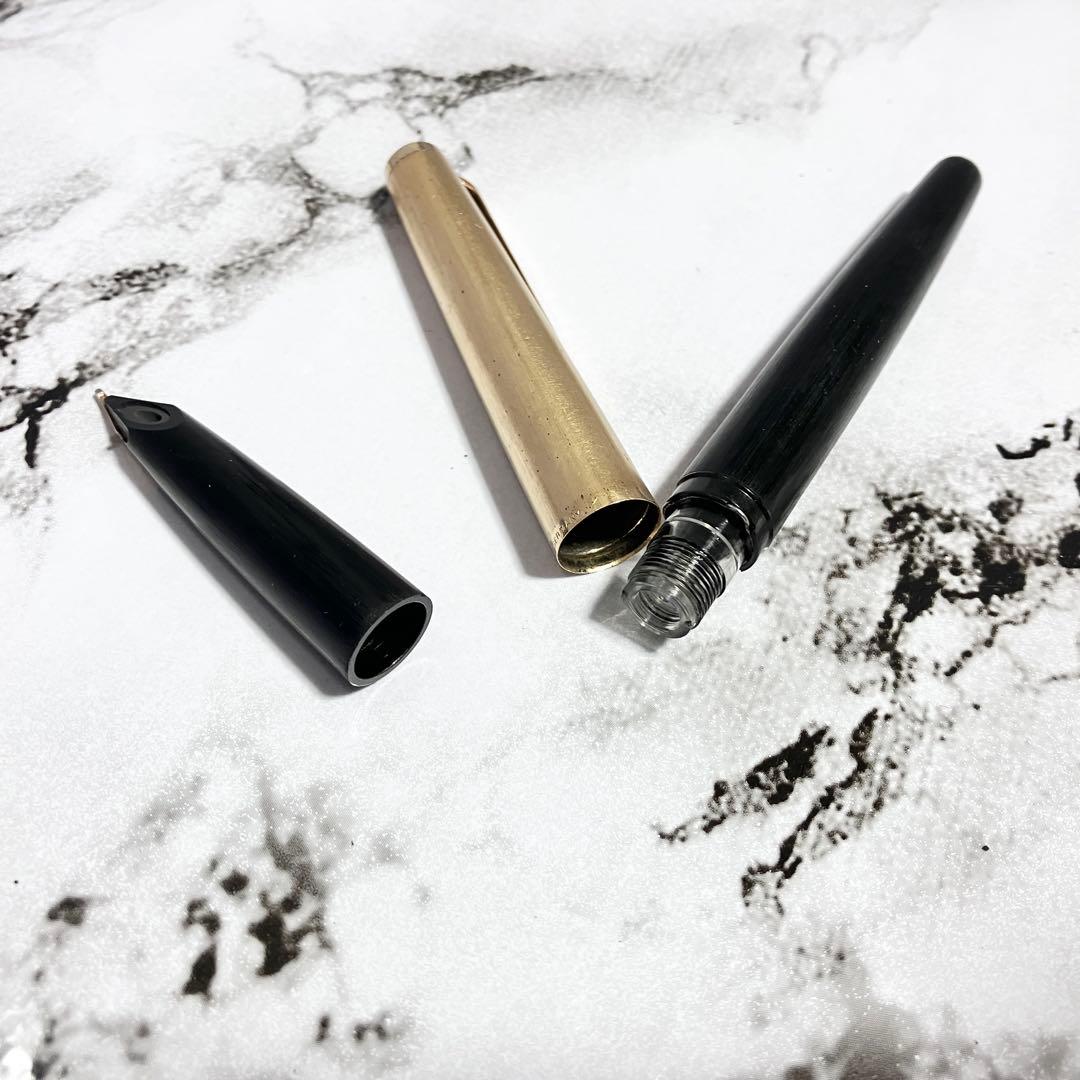 モンブラン 万年筆 224 ペン先 585 14K ブラック ホワイトスター