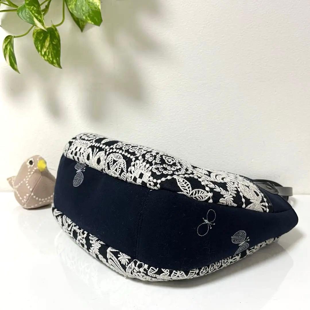 ミナペルホネン　ハンドメイド　マチ付きトートバッグ