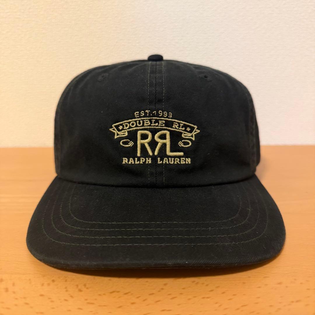 一度のみ使用【RRL】Ranch ロゴ ツイル ボール キャップ