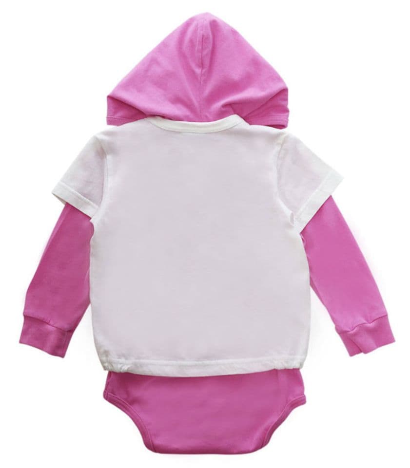 【新品】HYSTERIC MINI テディ フード付きロンパース 80cm