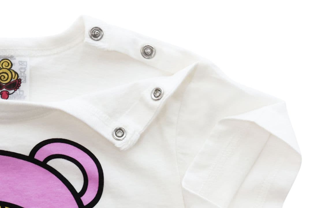 【新品】HYSTERIC MINI テディ フード付きロンパース 80cm