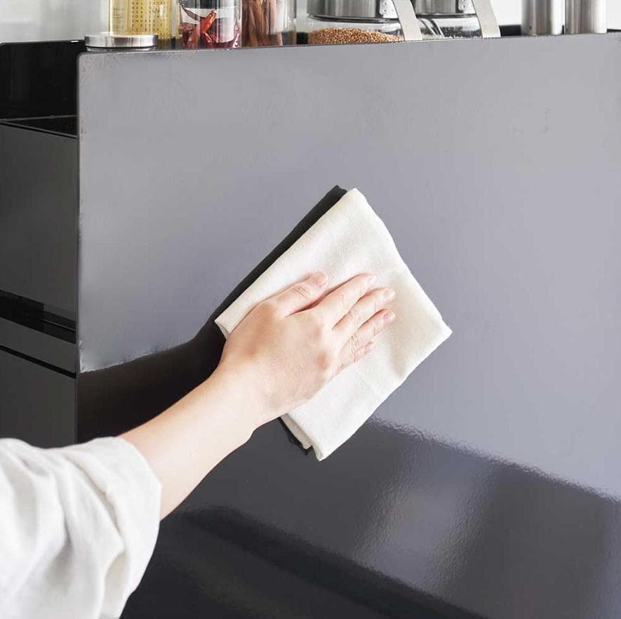 【定価15950円】tower 隠せる調味料ラック タワー 2段 ブラック