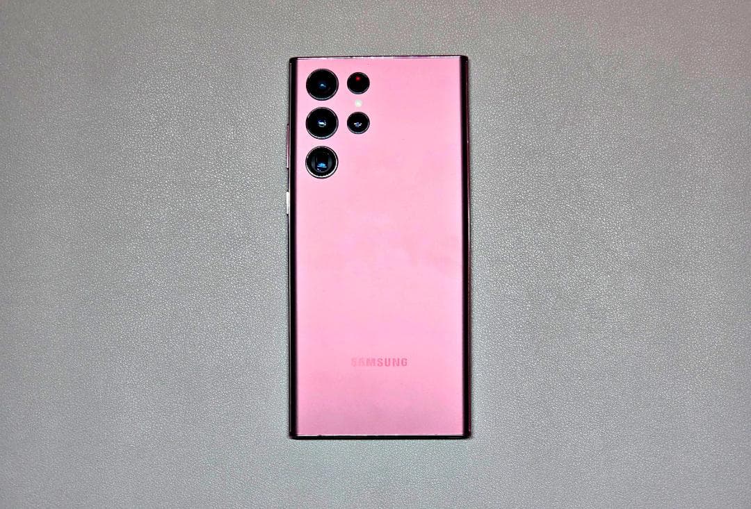 Samsung Galaxy S22 Ultra バーガンディレッド 256GB