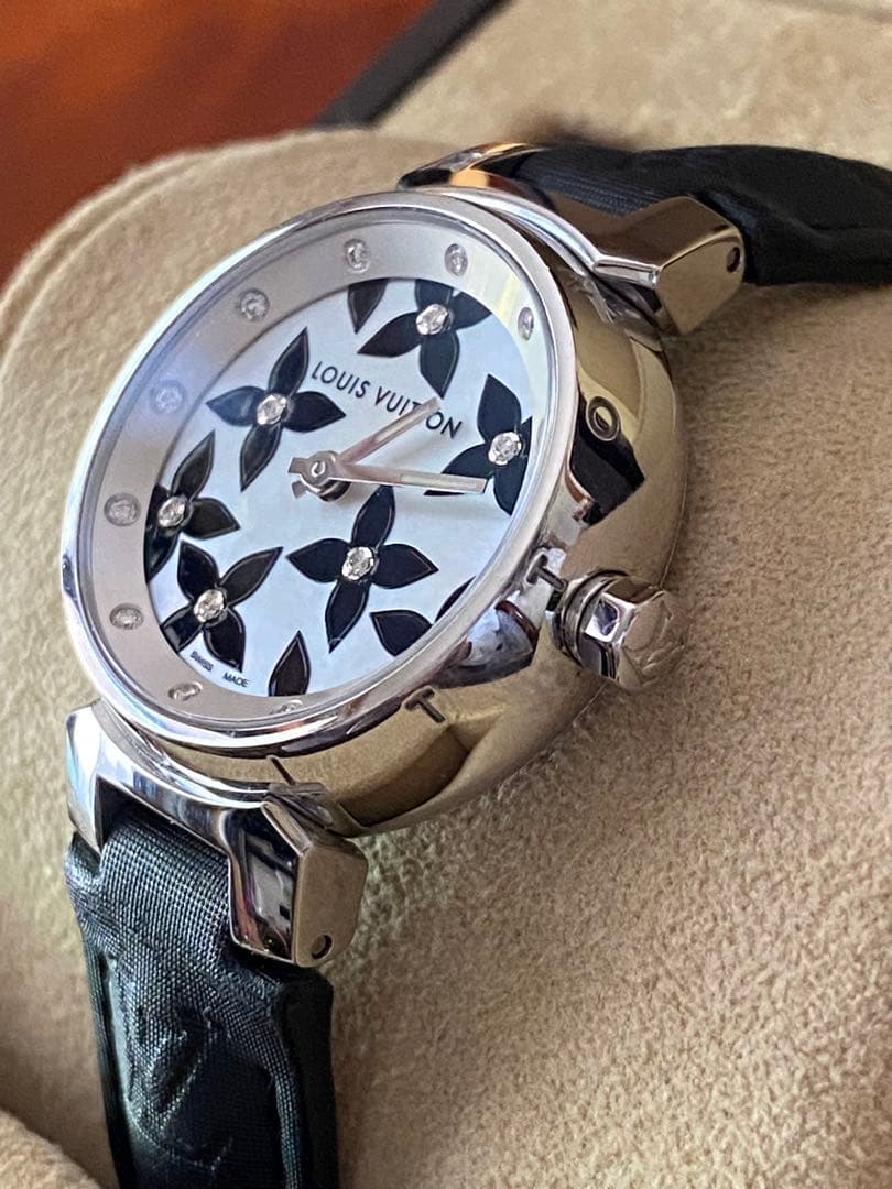 LOUIS VUITTON タンブール ラブリーダイヤモンドレディース 腕時計