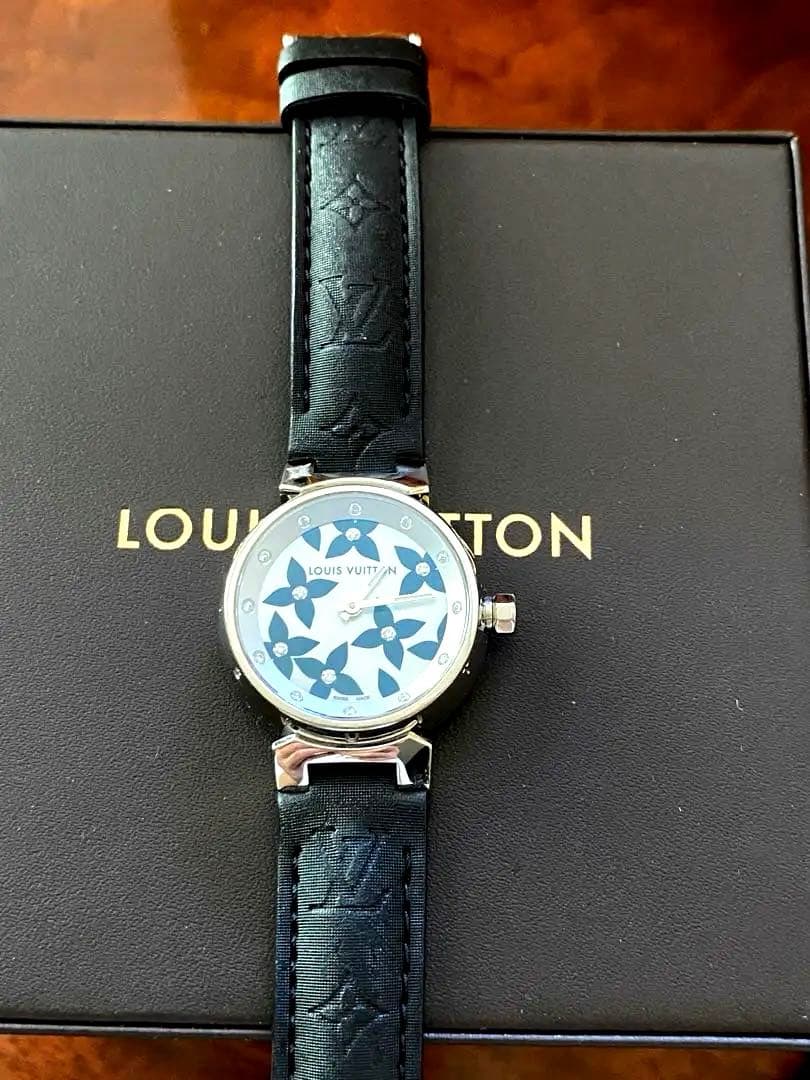 LOUIS VUITTON タンブール ラブリーダイヤモンドレディース 腕時計