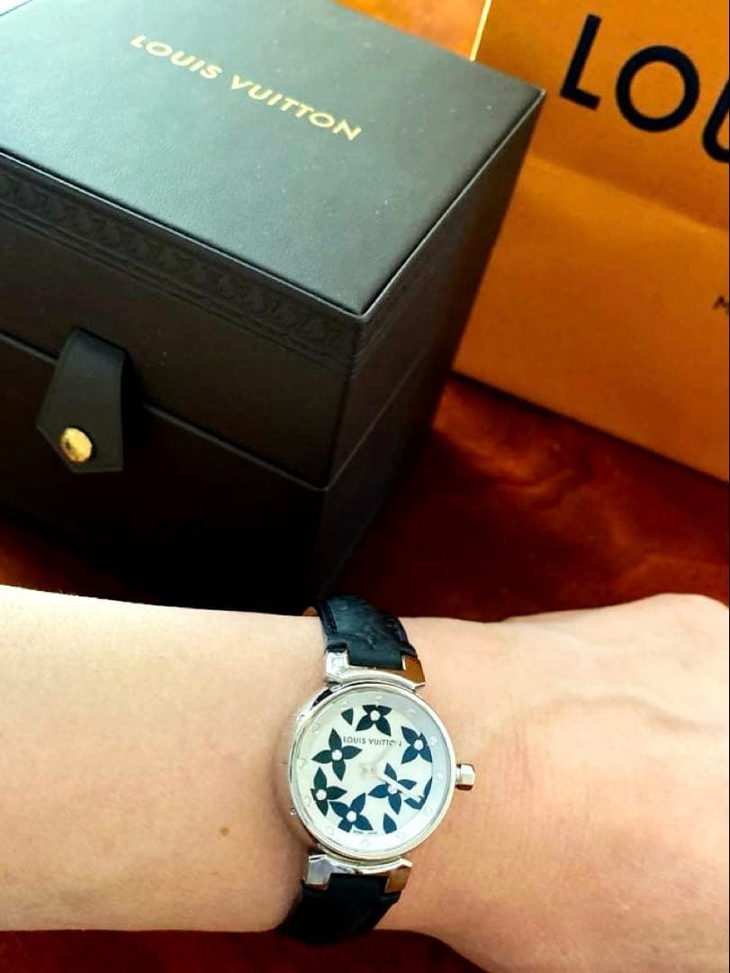 LOUIS VUITTON タンブール ラブリーダイヤモンドレディース 腕時計