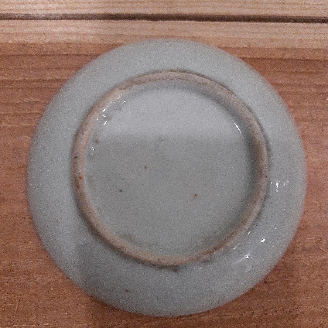 【Z021】青い花模様の陶器皿10枚セット