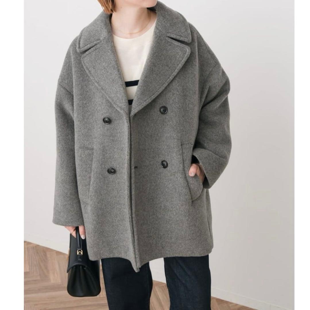 TICCA 2025 美品 ティッカ ピーコート グレー