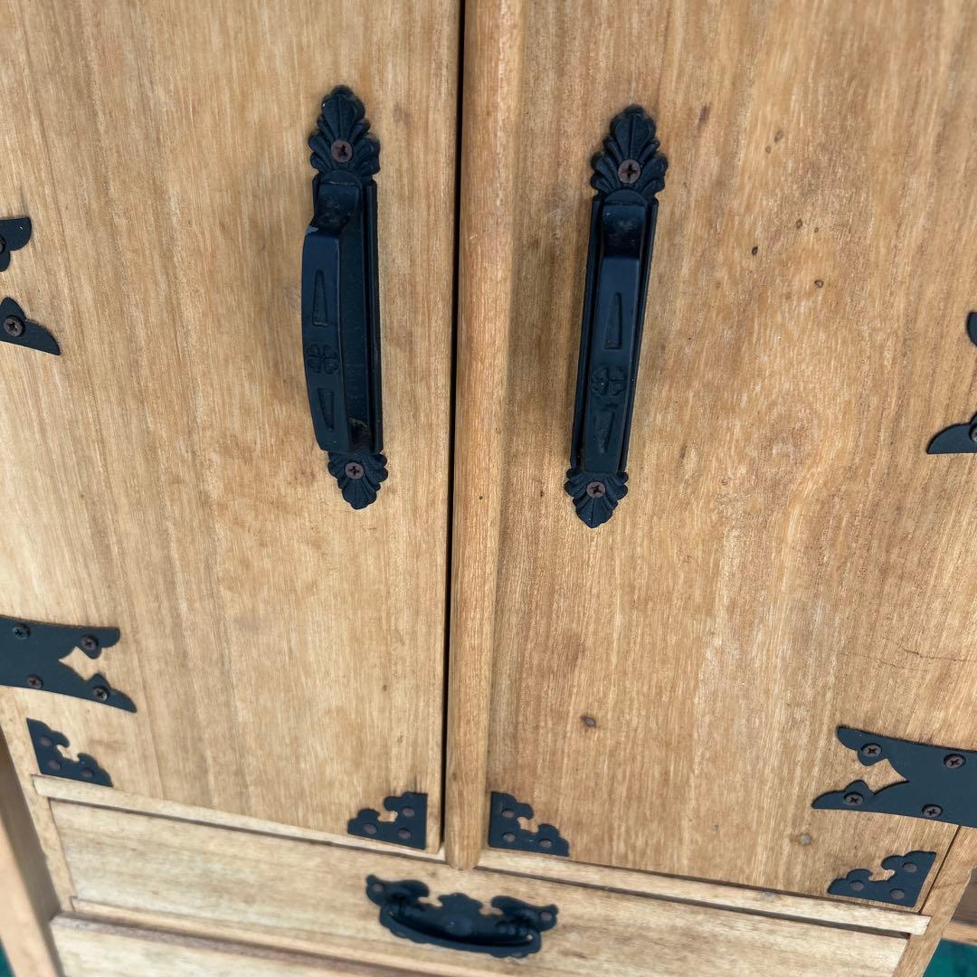 総桐掛軸箪笥 掛け軸収納 桐箪笥　 和家具　着物 使用書 b57