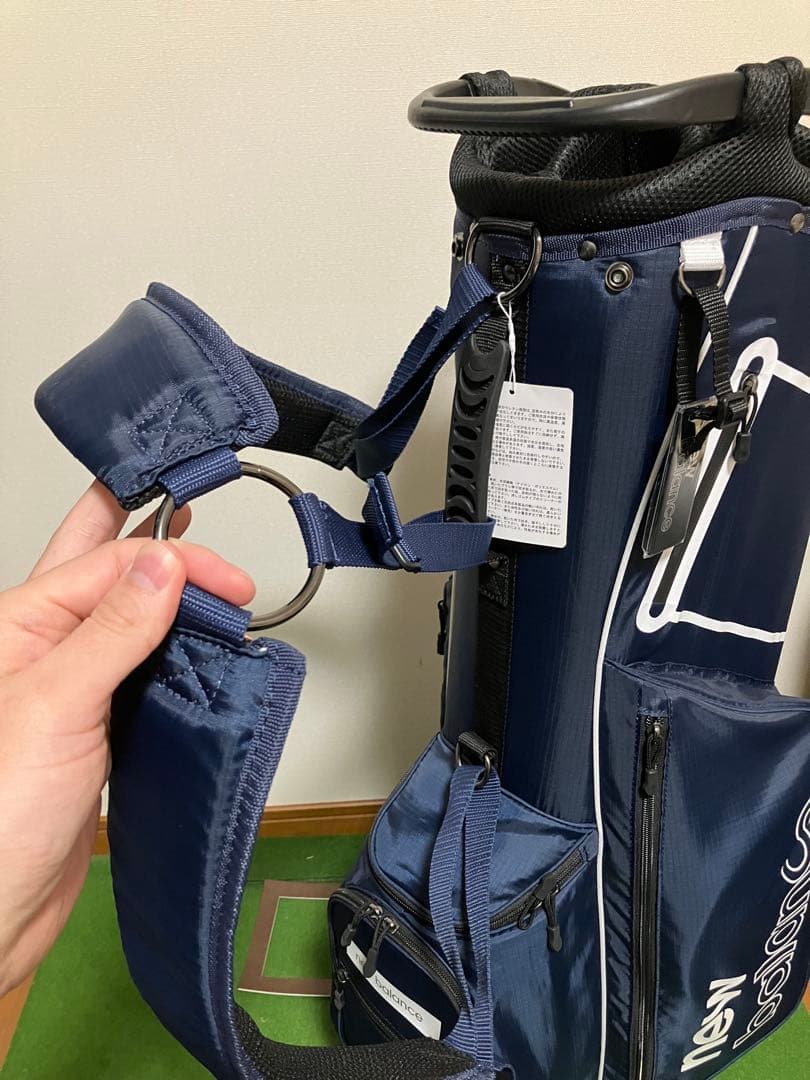 【新品】NEW BALANCE 軽量キャディバッグ スタンド式