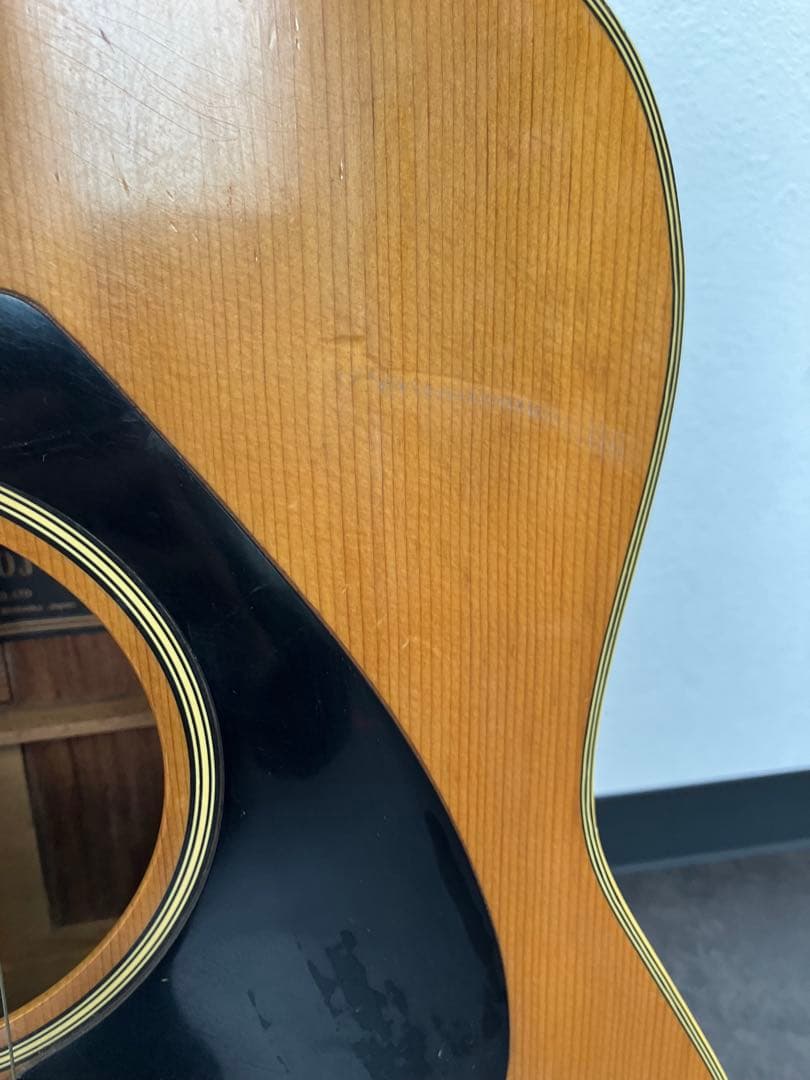 値下希少　YAMAHA アコースティックギター　FG−300J 黒ラベル　ヤマハ