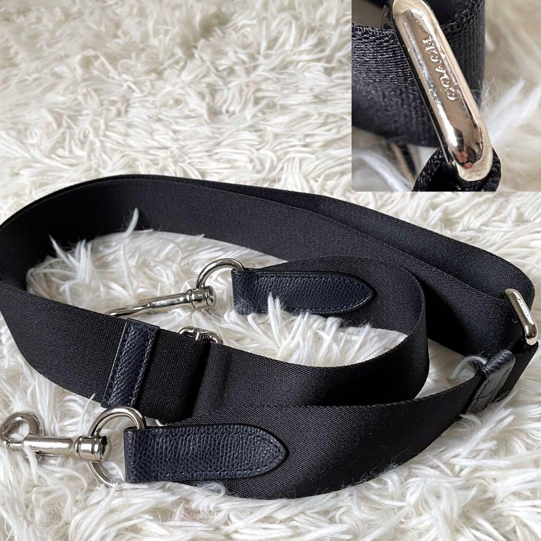 COACHコーチ 2wayレザービジネスバッグネイビー肩掛け可能A4収納可能