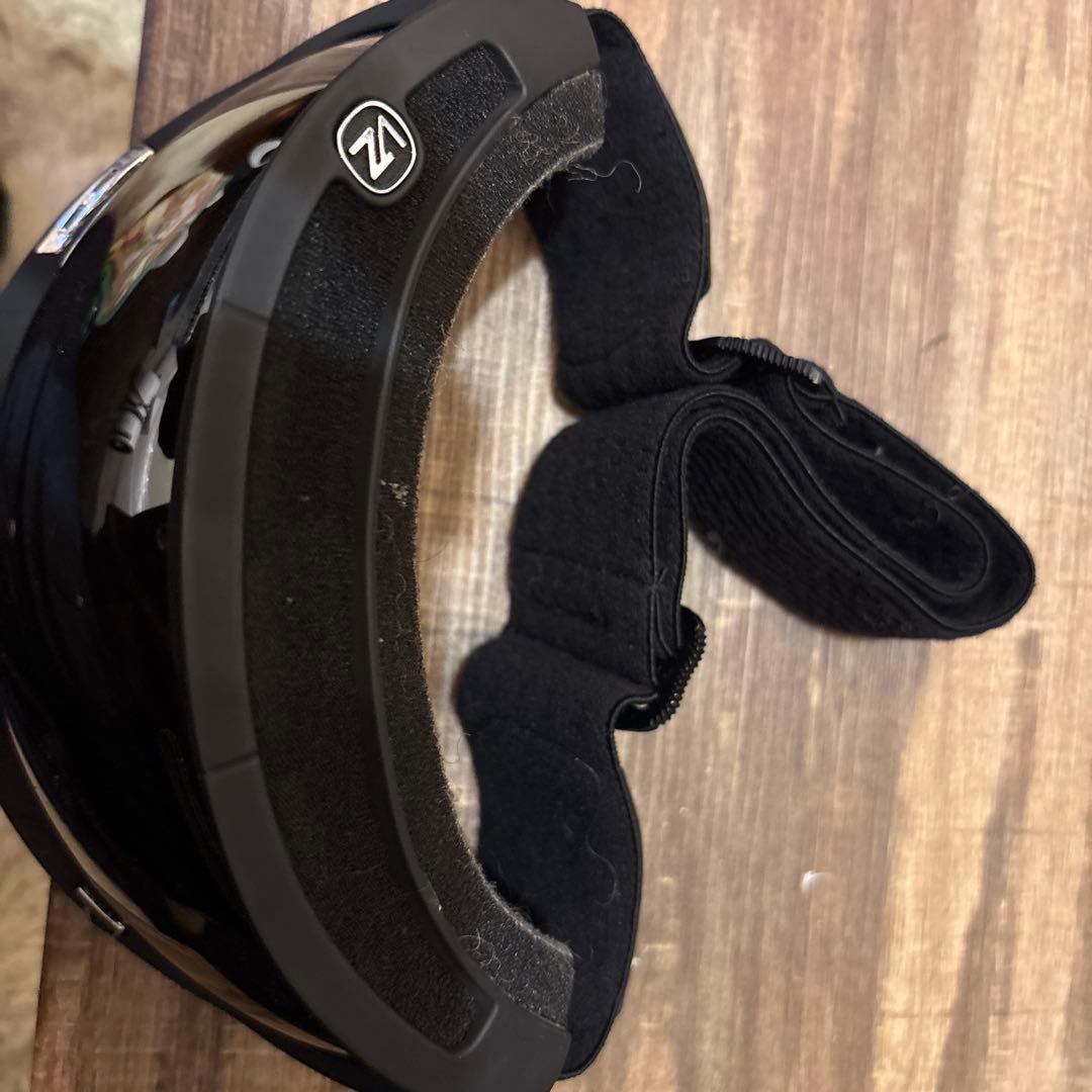 ボンジッパーブラックスモークレンズゴーグル