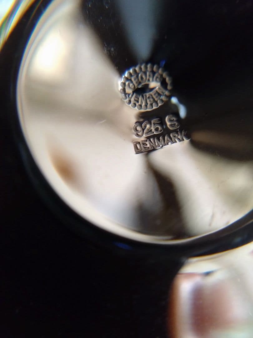   ジョージジェンセン デイジー ブローチ 925S