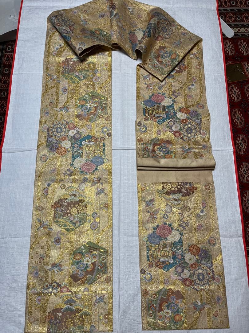 西陣織/長嶋成織物謹製 六通袋帯　礼装向　売値60万円超え‼︎