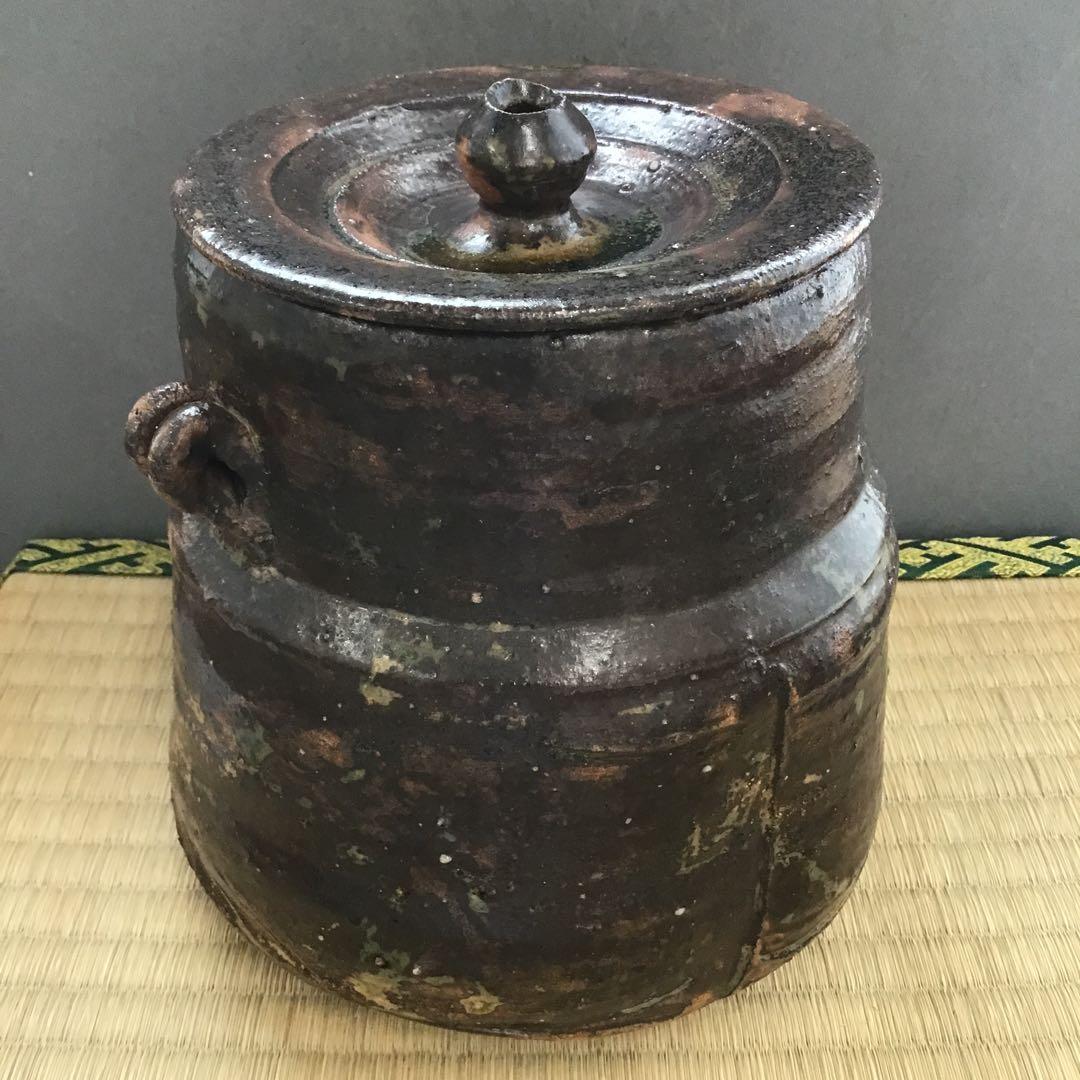 茶道具　水指　いらほ　水指　宗歩作　替蓋付　共箱　S28MS