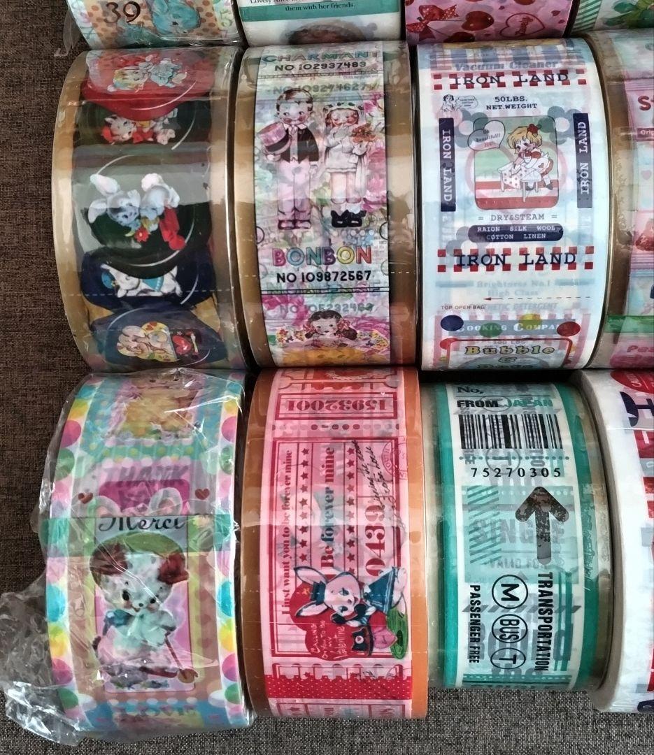 OPPテープ等 24本セット① (新品23本) レトロアニマル アメキャラ