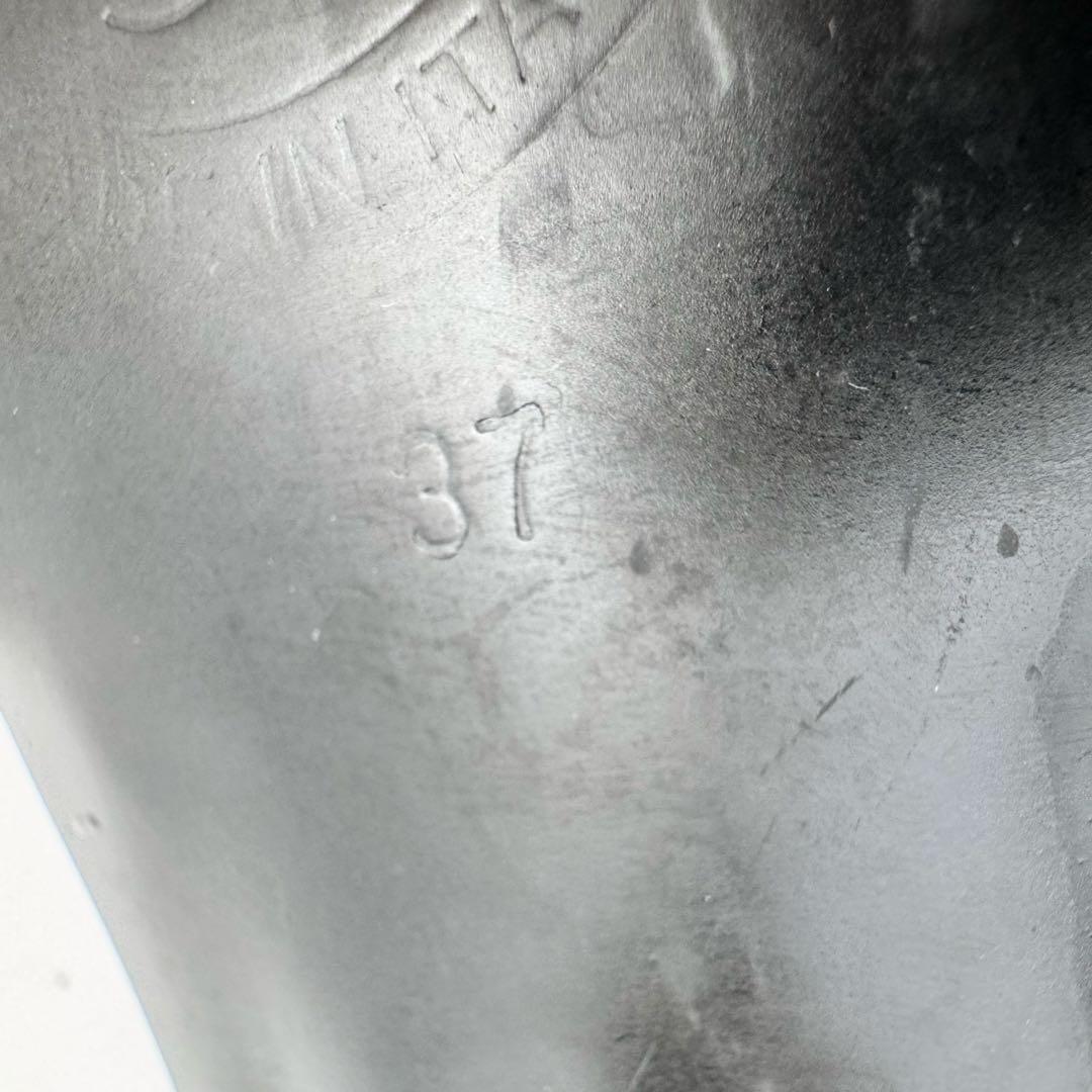 CHANEL シャネル　ココマーク　レザー　ブラック　ミュール　パンプス　ヒール