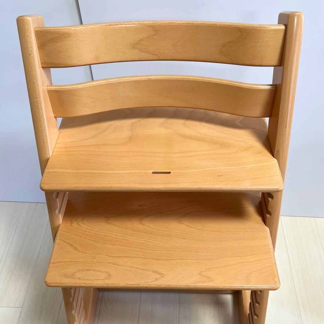 ★美品★ストッケ トリップトラップ STOKKE ナチュラル ベビーセット付き