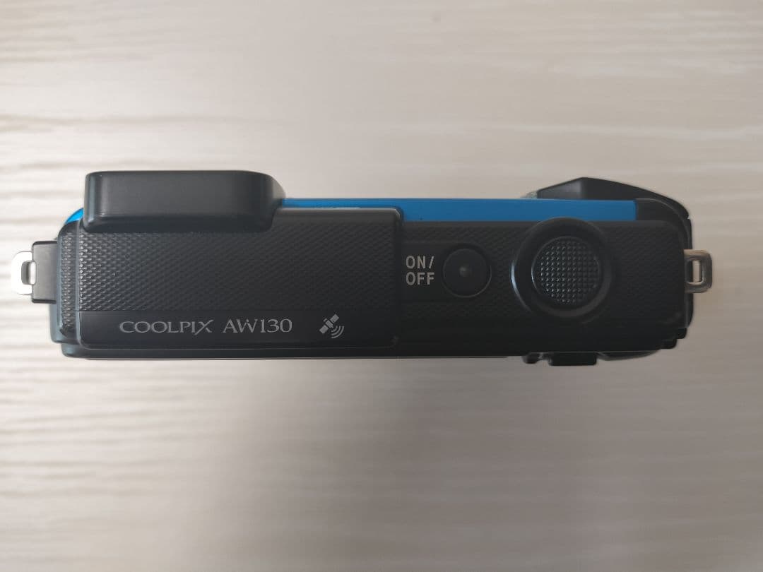 デジタルカメラ・NIKON・Coolpix・AW130・ブルー・防水・耐衝撃