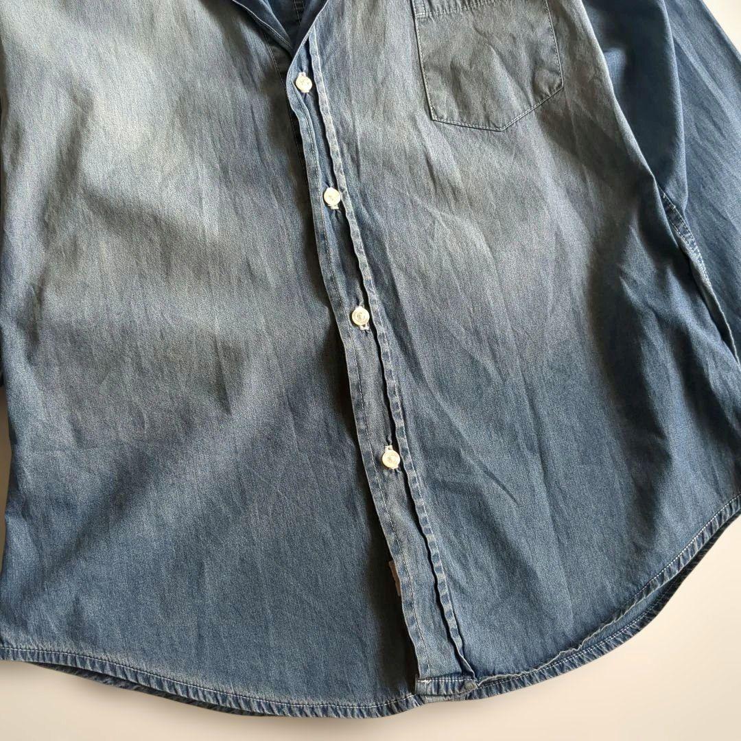 フランクアンドアイリーン ロンハーマン 長袖シャツ コットン ビンテージ加工