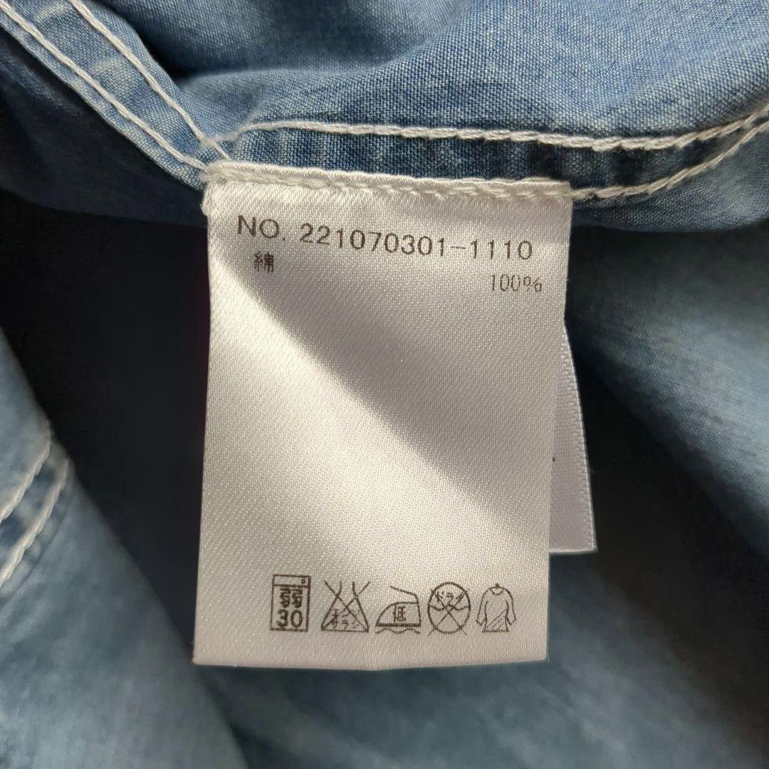 フランクアンドアイリーン ロンハーマン 長袖シャツ コットン ビンテージ加工