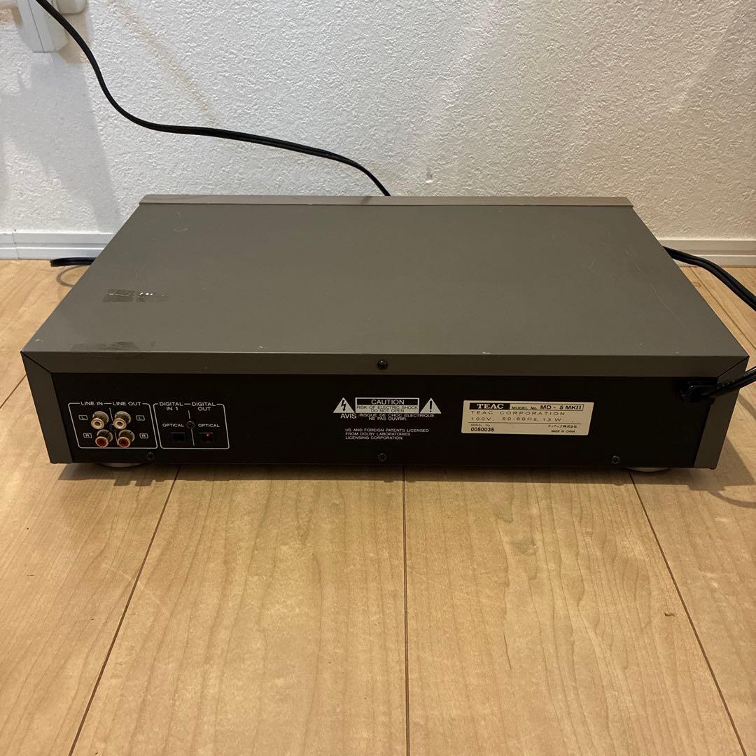 完動品　TEAC MD-5 MK 2 MDデッキ　動作良好です