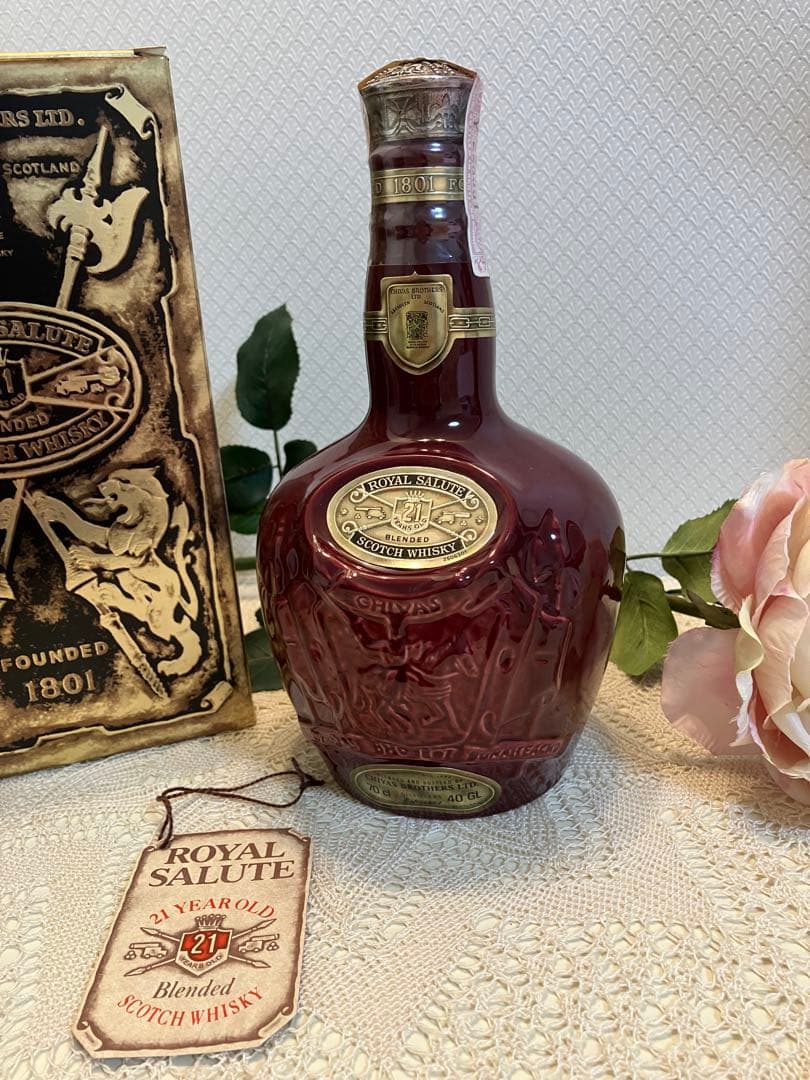  SALUTE 21YEAR OLD スコッチウイスキー赤　新品未開封