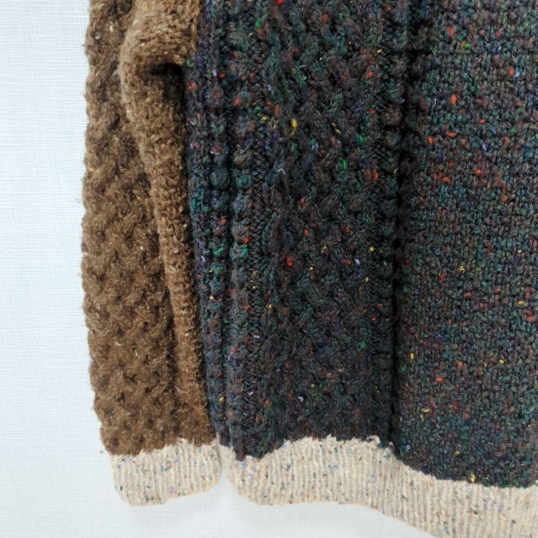 美品　INVERALLAN インバーアラン カーディガン　茶タグ　スコットランド