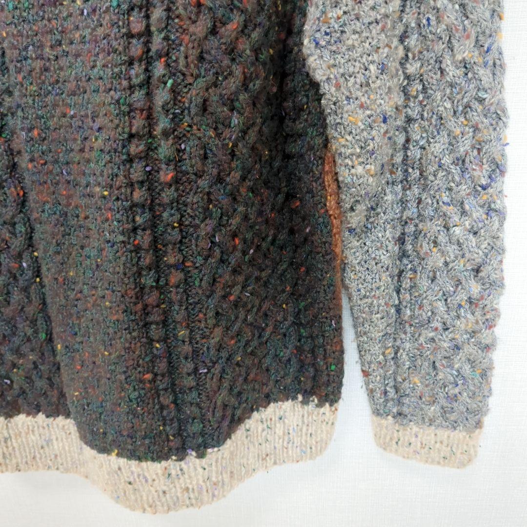 美品　INVERALLAN インバーアラン カーディガン　茶タグ　スコットランド