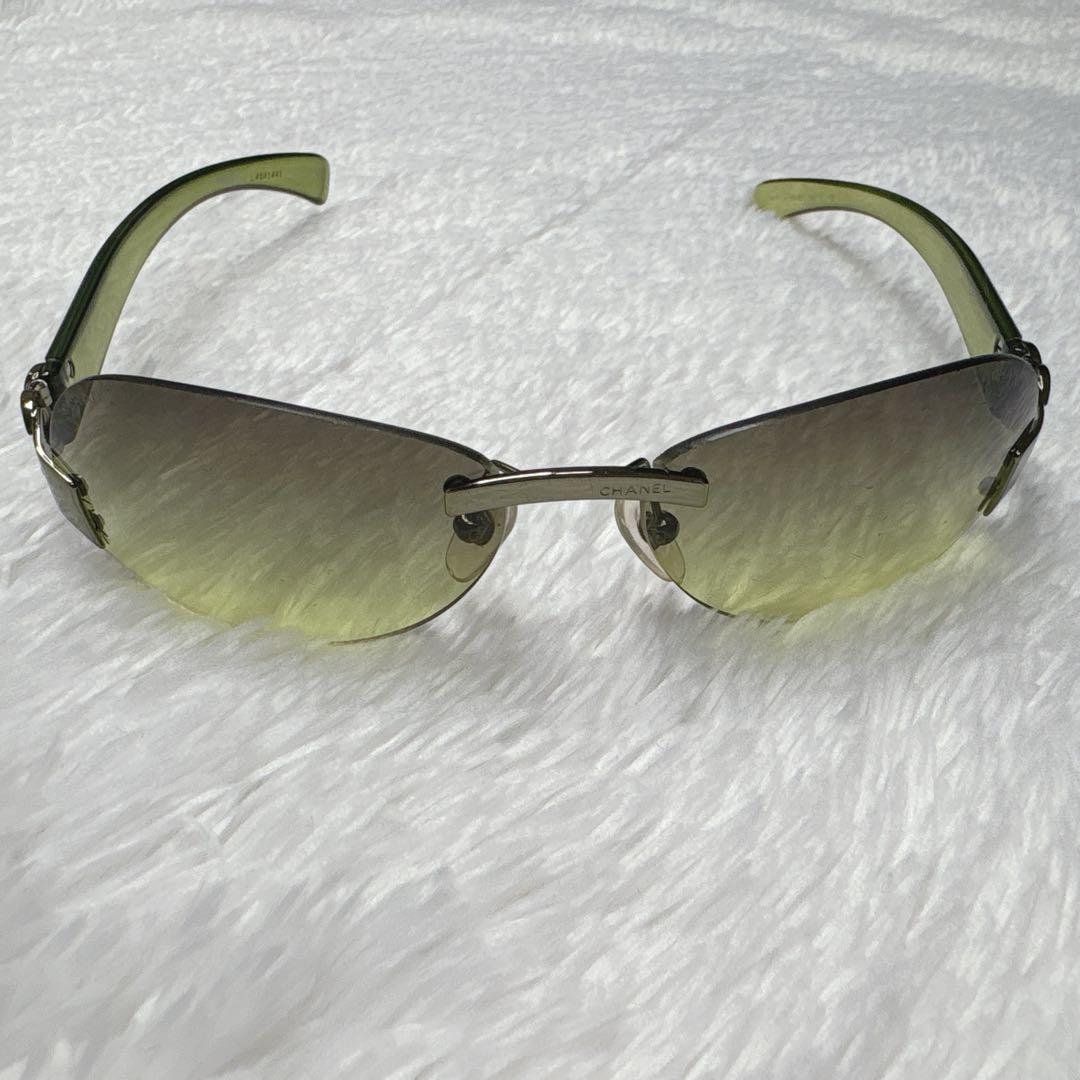 シャネル 4037ココマーク サングラス グリーン 59□15