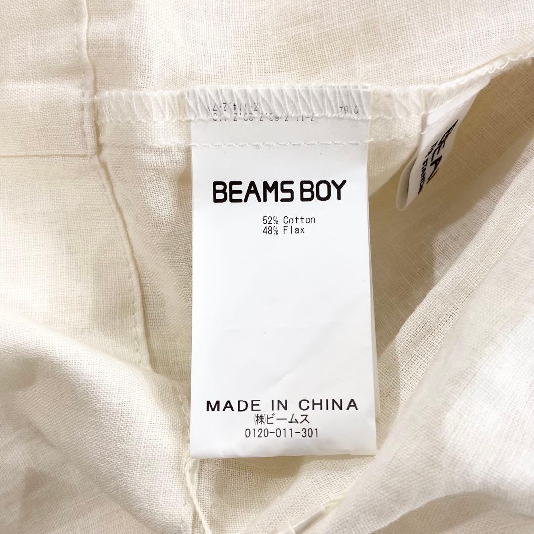 新品未使用 BEAMS BOY コットンリネンカシュクール キャミソールブラウス