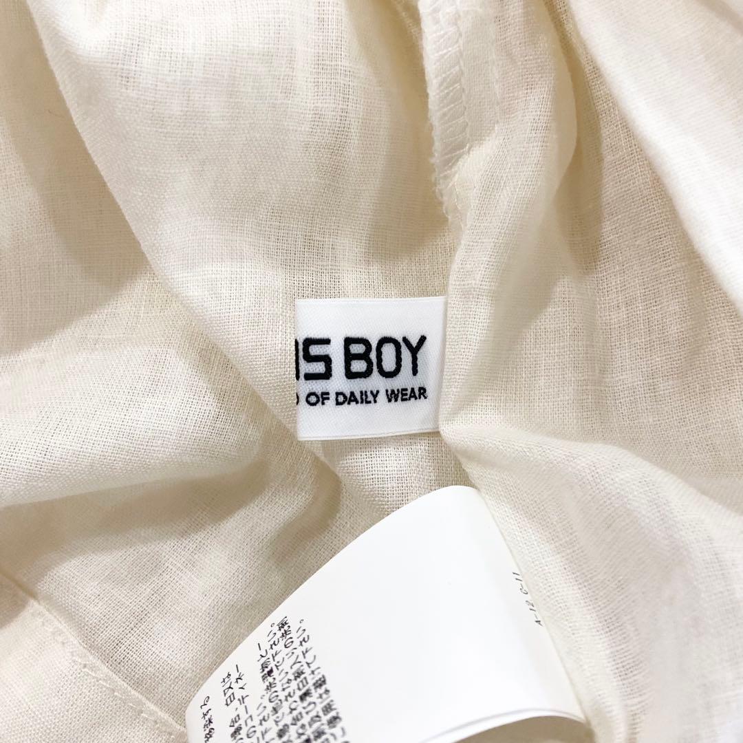 新品未使用 BEAMS BOY コットンリネンカシュクール キャミソールブラウス