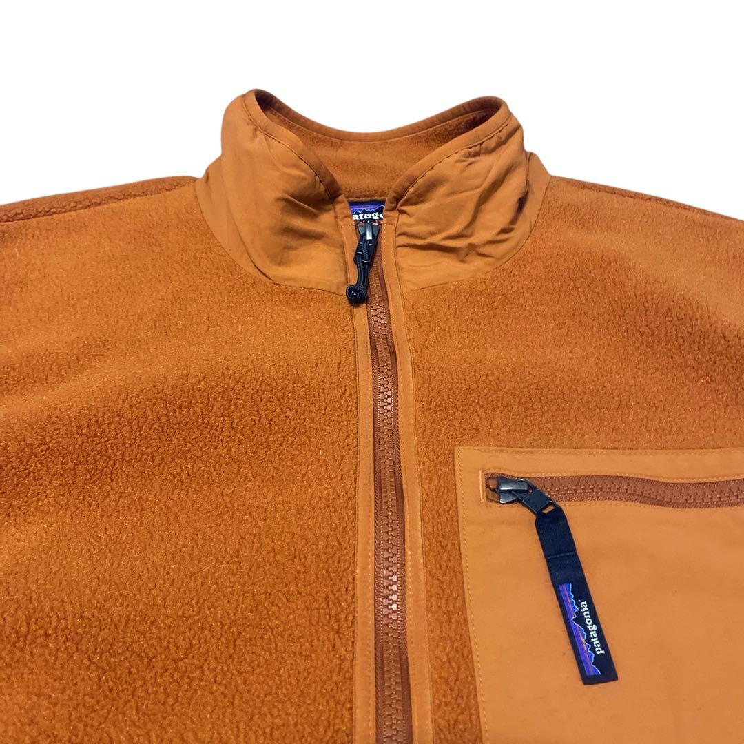 当日発送フォロー割FA24 patagonia フリースベスト XL オレンジ