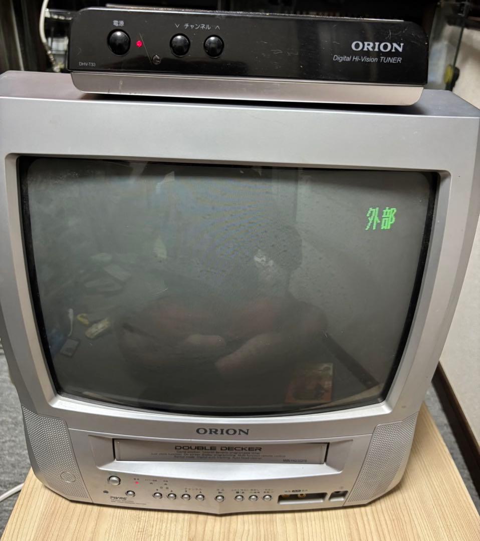 ORION ビデオ付14型カラーテレビ