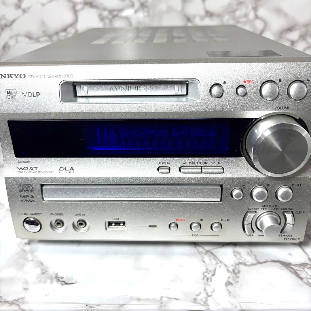 良品　ONKYOオンキョーFR-N9FXシステムコンポ　シルバー