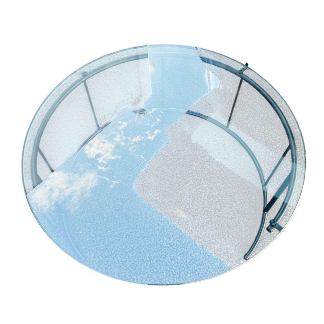 HUKLA フクラ TMRB Lサイズ ガラステーブル　90cm ブラック