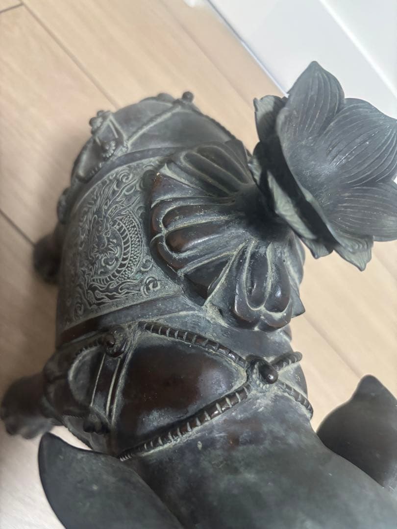 置物 金属工芸 彫刻 象