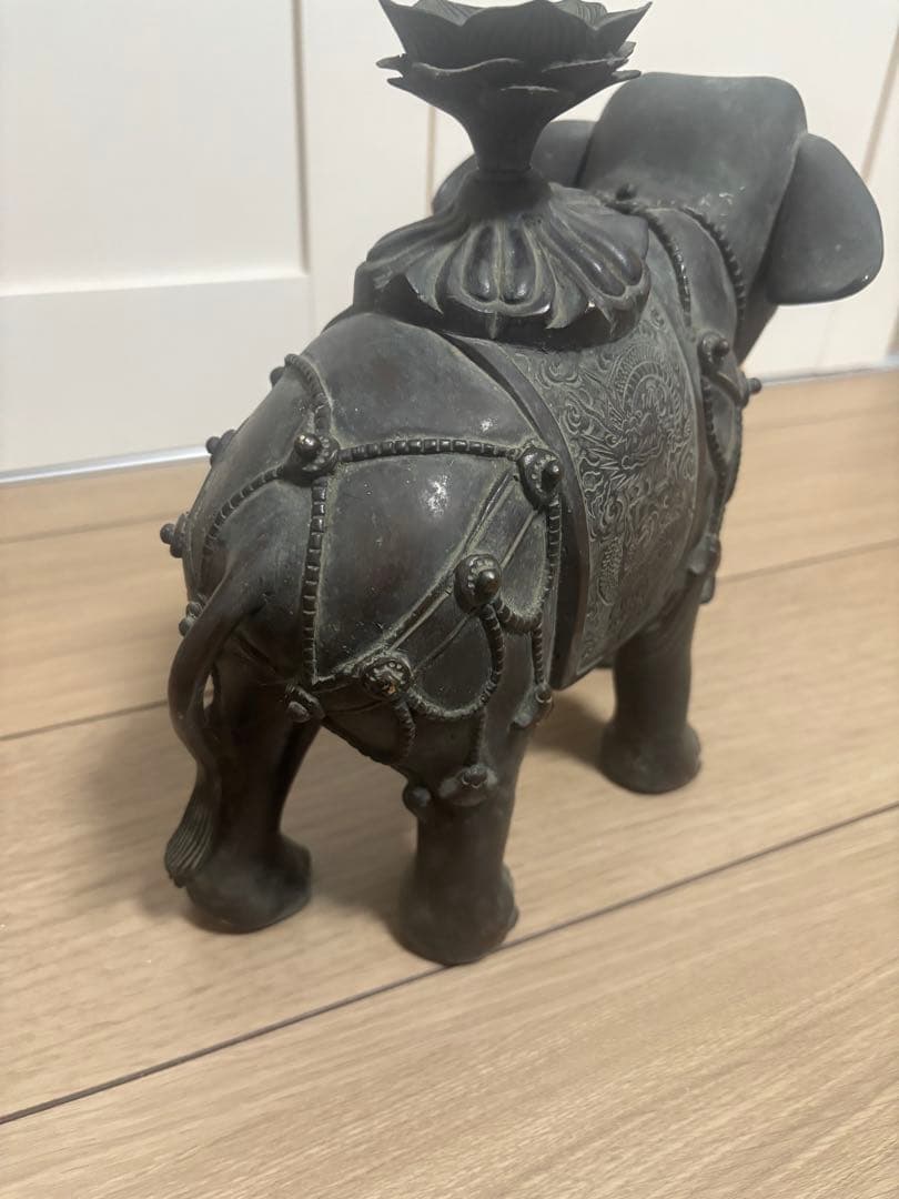 置物 金属工芸 彫刻 象