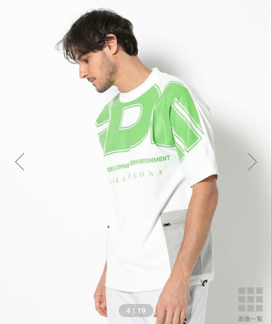 かー マークアンドロナ　モックネックTシャツ 2025