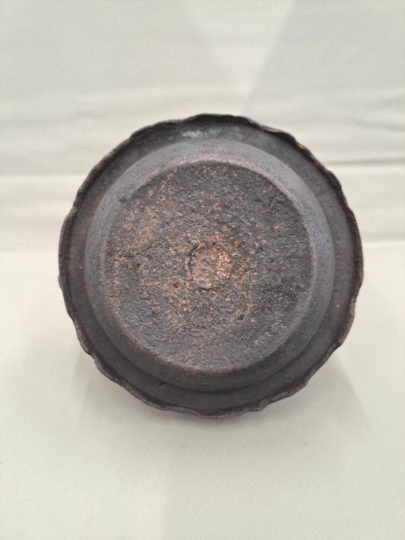 南部鉄瓶　鈴木盛久　楕円形