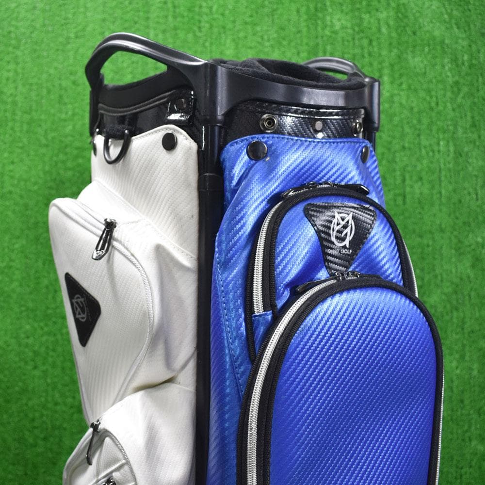 OMNIX/オムニックス ゴルフ キャディバッグ9型【ホワイト】美品！