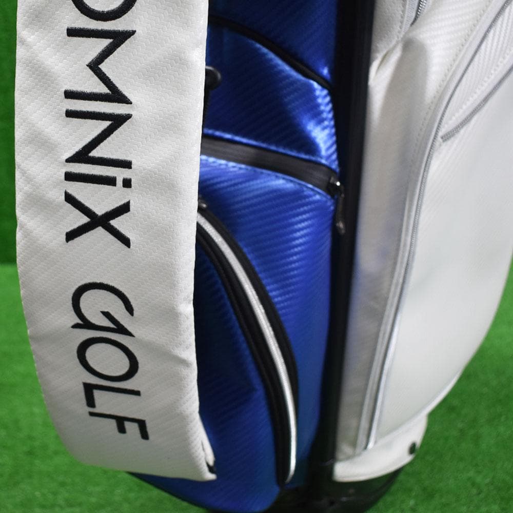OMNIX/オムニックス ゴルフ キャディバッグ9型【ホワイト】美品！