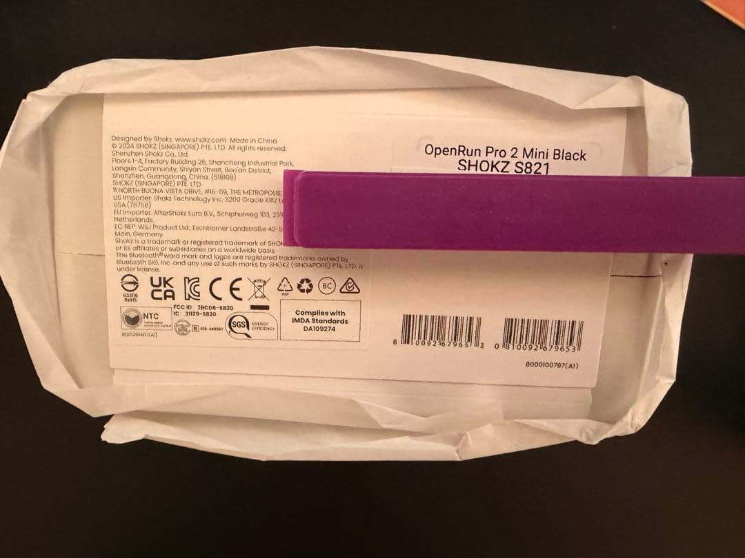 SHOKZ OpenRun Pro 2 Mini ブラック