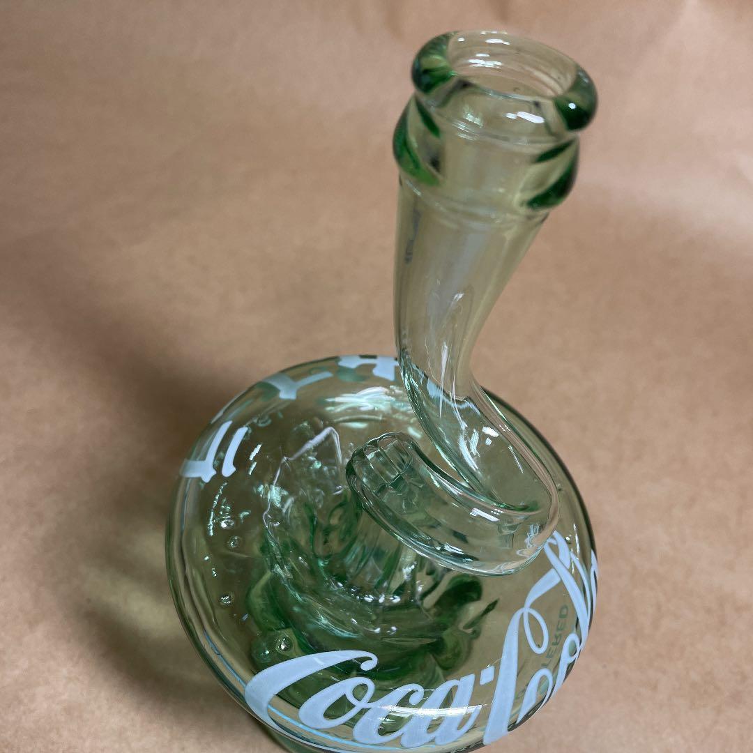 コカコーラ　置物【m59 ガラス　ボトル　デザイン　ハンドメイド　レトロ　レア】